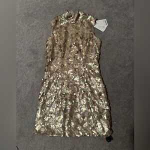 Misha collection Esther sequin dress nwt 4